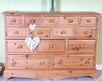 Large Pine Merchants Chest | Pine Bedroom Furniture