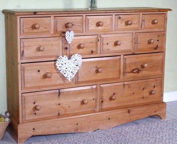 Large Pine Merchants Chest | Pine Bedroom Furniture