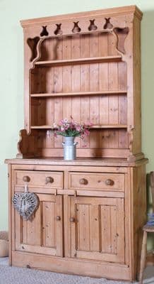 Old Antique Pine Dresser