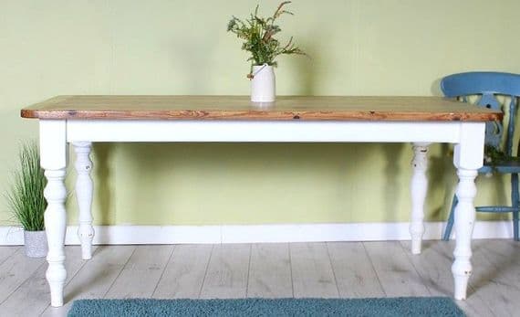 Painted Pine Table | Second Hand Pine Furniture