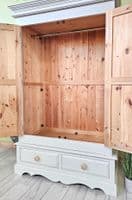Shabby Chic Pine Wardrobe | Pine Bedroom Furniture
