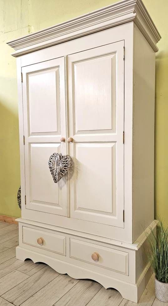 Shabby Chic Pine Wardrobe | Pine Bedroom Furniture