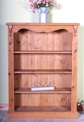 Pine Bookcase 3 Shelves