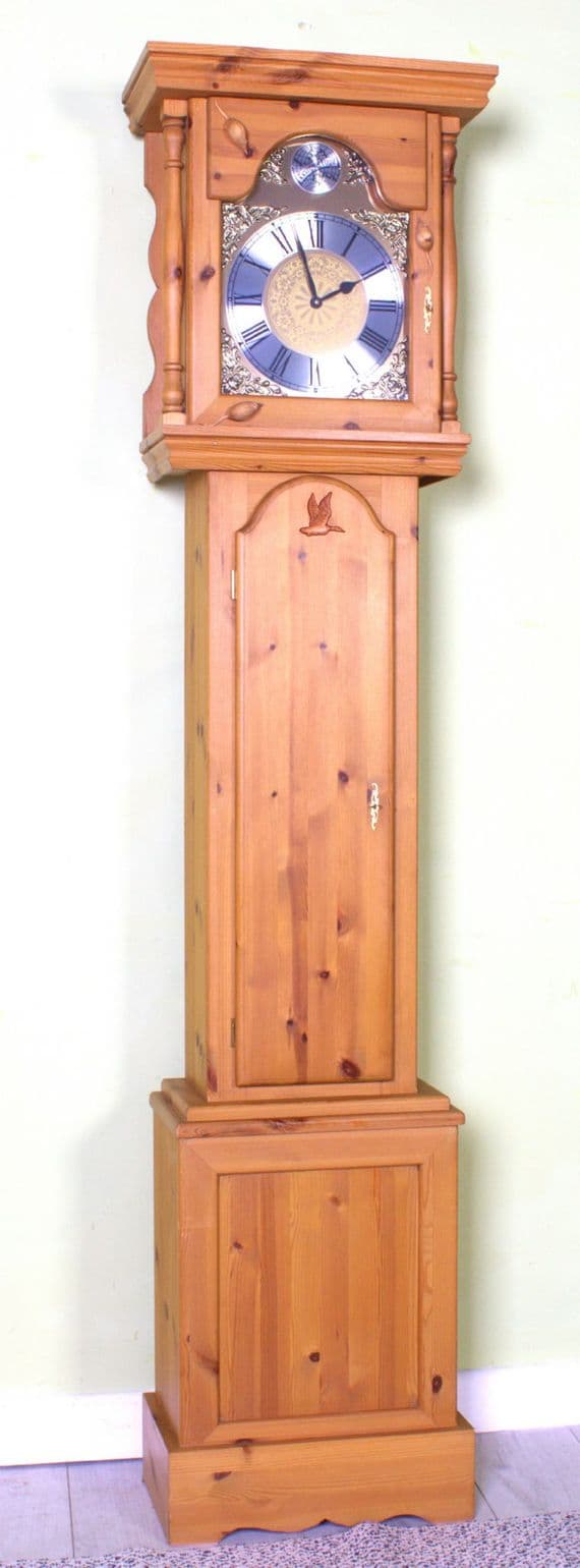 Pine Grandfather Clock | Pine Furniture Shop