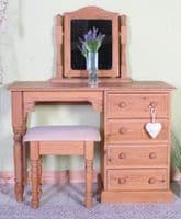 Second-Hand Pine Dressing Table | Pine Bedroom Furniture