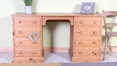 Pine Executive Writing Desk