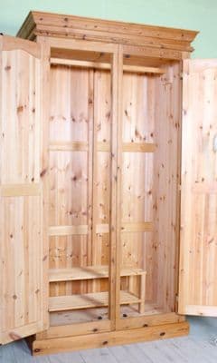 Pine Farmhouse Wardrobe