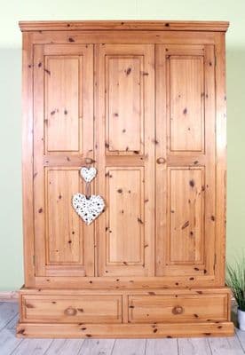 Pine Farmhouse Wardrobe