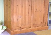 Pine Linen Cupboard Kitchen Pantry  | Free Local Delivery