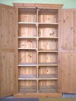 Pine Linen Cupboard Kitchen Pantry  | Free Local Delivery