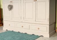 Shabby Chic Pine Wardrobe | Pine Bedroom Furniture