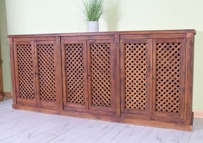 Pine Wine Rack/ Drinks Cabinet - Sideboard