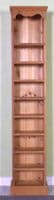 Tall Slim Pine Bookcase | Sussex Pine Shop