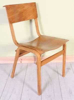 Tecta Laminated Stacking Chairs