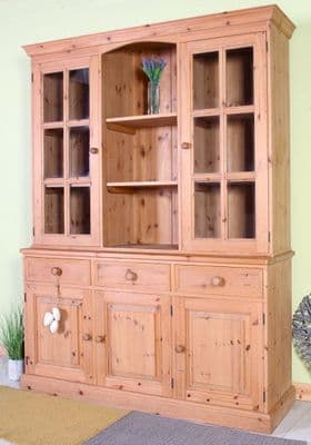 Waxed Cottage Pine Welsh Dresser