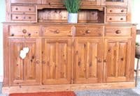 Large Pine Welsh Dresser | Used Pine Furniture