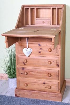 Waxed Pine Writing Bureau
