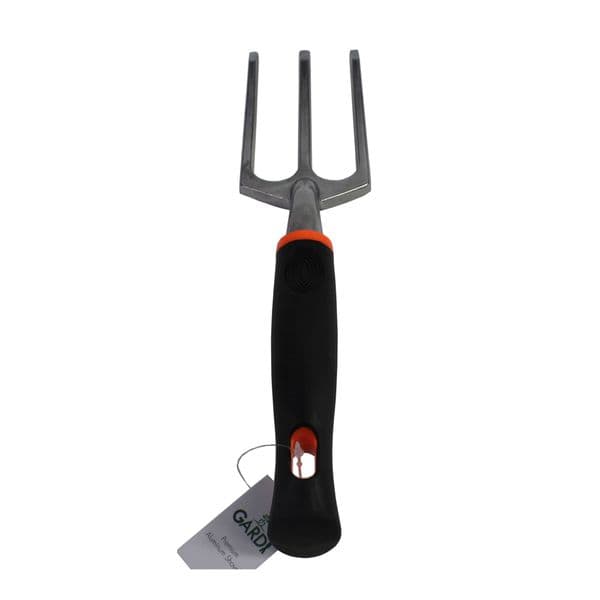 Gardi Orange and Black Premium Aluminium Weed/Planting Fork