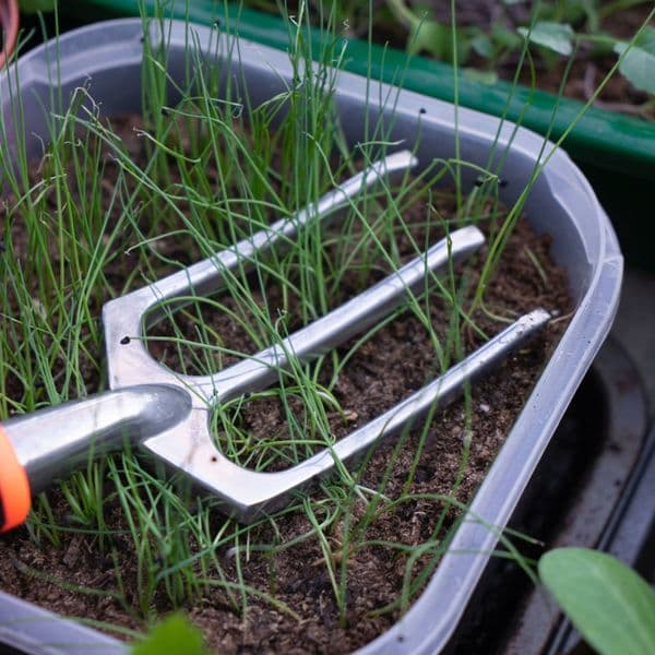 Gardi Orange and Black Premium Aluminium Weed/Planting Fork