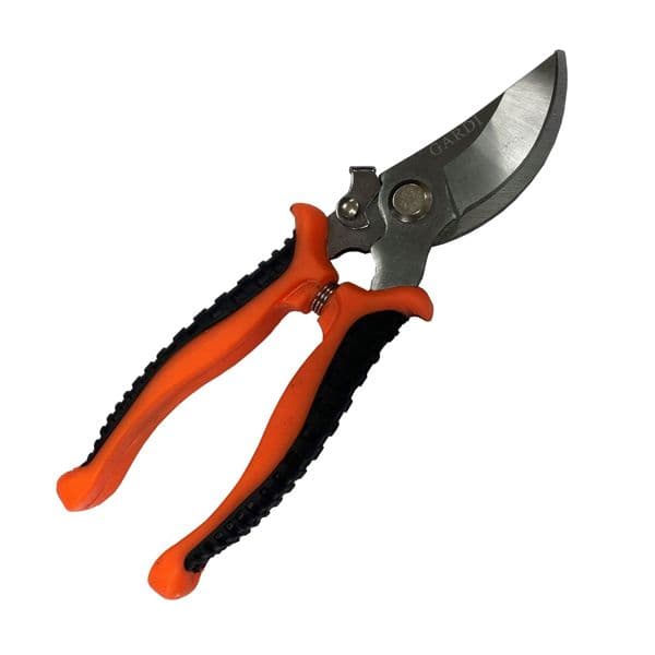 Gardi Orange Hand Held Pruning Secateurs with Locking Mechanism