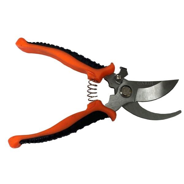 Gardi Orange Hand Held Pruning Secateurs with Locking Mechanism