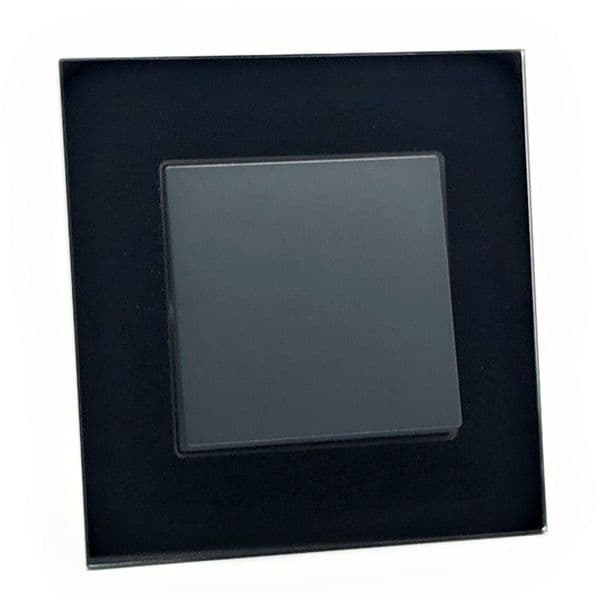 Illucio 1 Gang 1 or 2 Way 10 Amp On/Off Rocker decorative Light Switch Black
