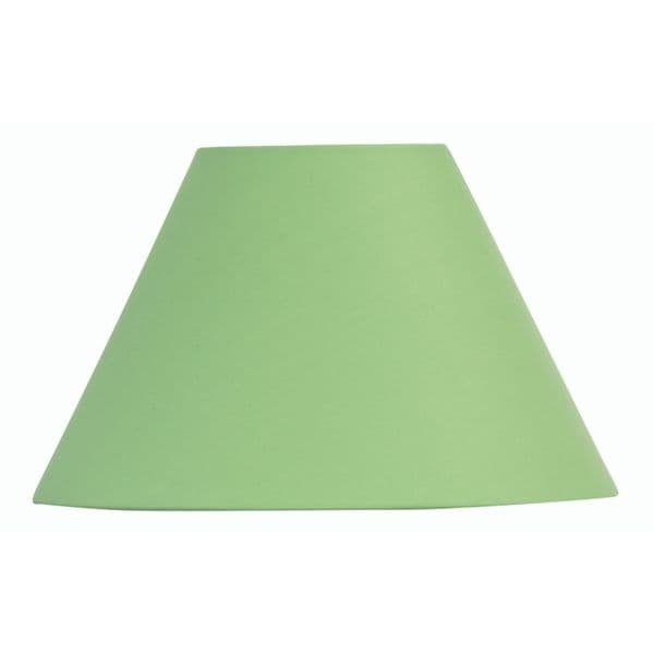 illucio 10 Inch Diameter Cotton Coolie Lampshade in Green