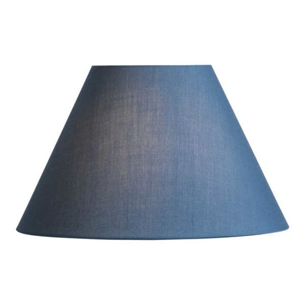 illucio 10 Inch Diameter Cotton Coolie Lampshade in Pacific