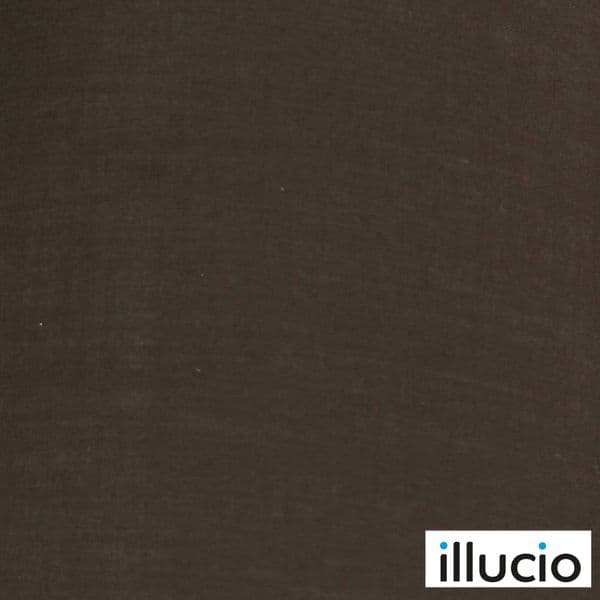 illucio 10 Inch Diameter Cotton Drum Lampshade in Chocolate