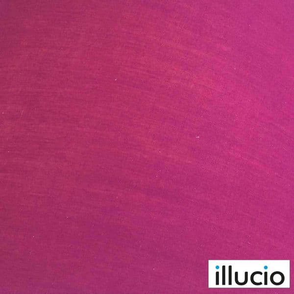 illucio 10 Inch Diameter Cotton Drum Lampshade in Damson