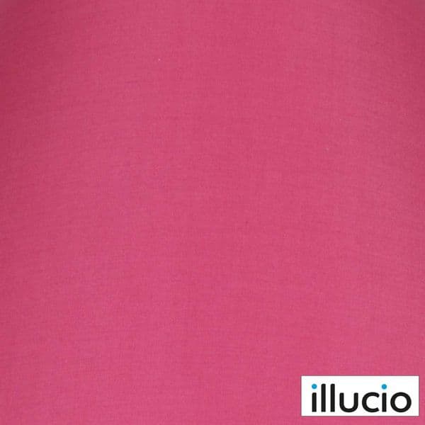 illucio 10 Inch Diameter Cotton Drum Lampshade in Hot Pink