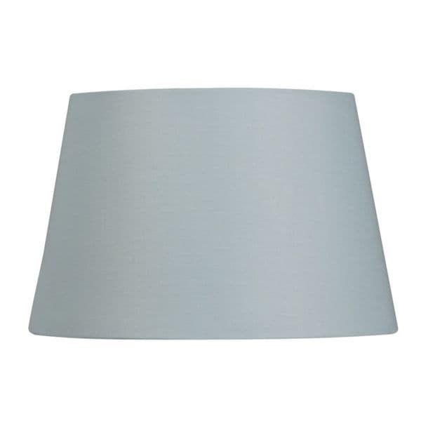 illucio 10 Inch Diameter Cotton Drum Lampshade in Light Blue