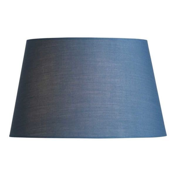 illucio 10 Inch Diameter Cotton Drum Lampshade in Pacific