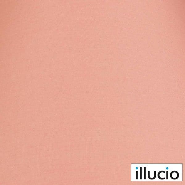 illucio 10 Inch Diameter Cotton Drum Lampshade in Pale Pink