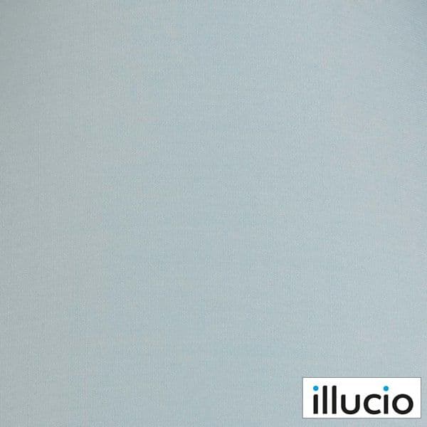 illucio 12 Inch Diameter Cotton Coolie Lampshade in Light Blue