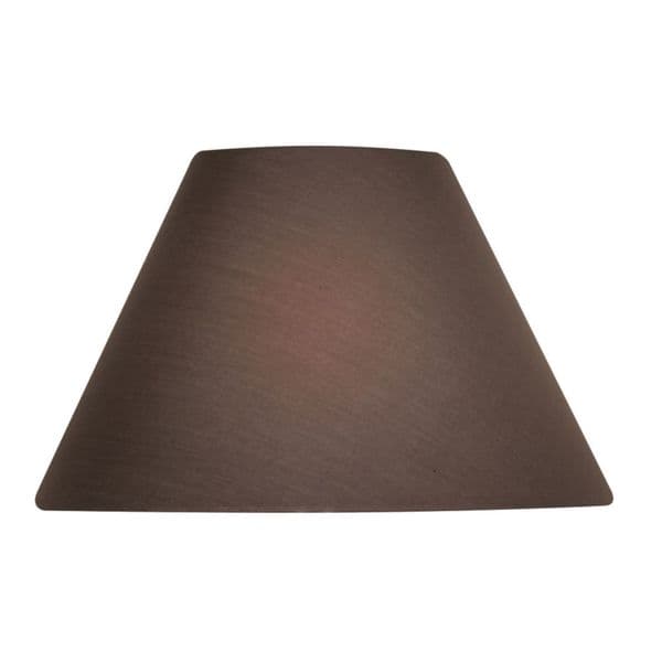 illucio 12 Inch Diameter Cotton Coolie Lampshade in Mushroom