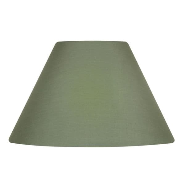 illucio 12 Inch Diameter Cotton Coolie Lampshade in Sage
