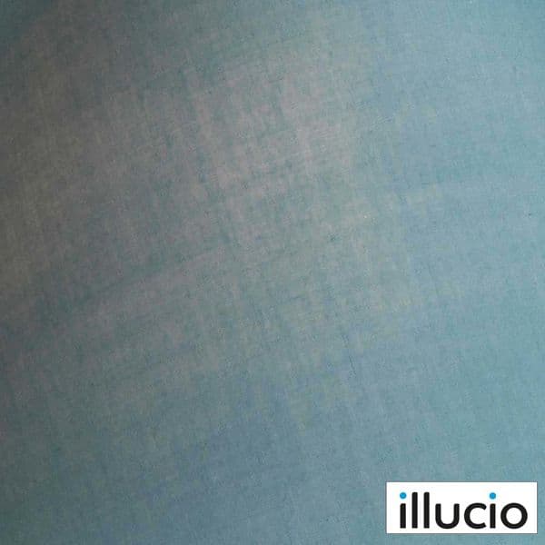 illucio 12 Inch Diameter Cotton Coolie Lampshade in Smoke Blue