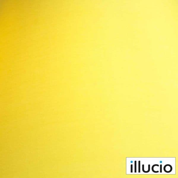 illucio 12 Inch Diameter Cotton Coolie Lampshade in Yellow