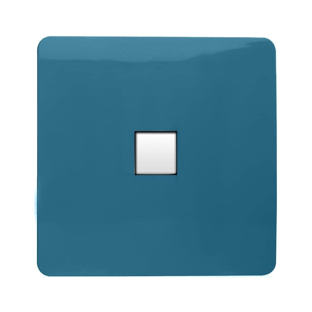 Trendi Switch 1 Gang RJ45 Cat 5e Modern Designer PC Ethernet Socket in ...