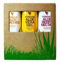 Forever Aloe Mixed Gel Tripack - delicious flavour made with hand harvested inner leaf aloe vera