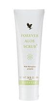 Forever Aloe Scrub - with microspheres of jojoba which roll over your skin gently