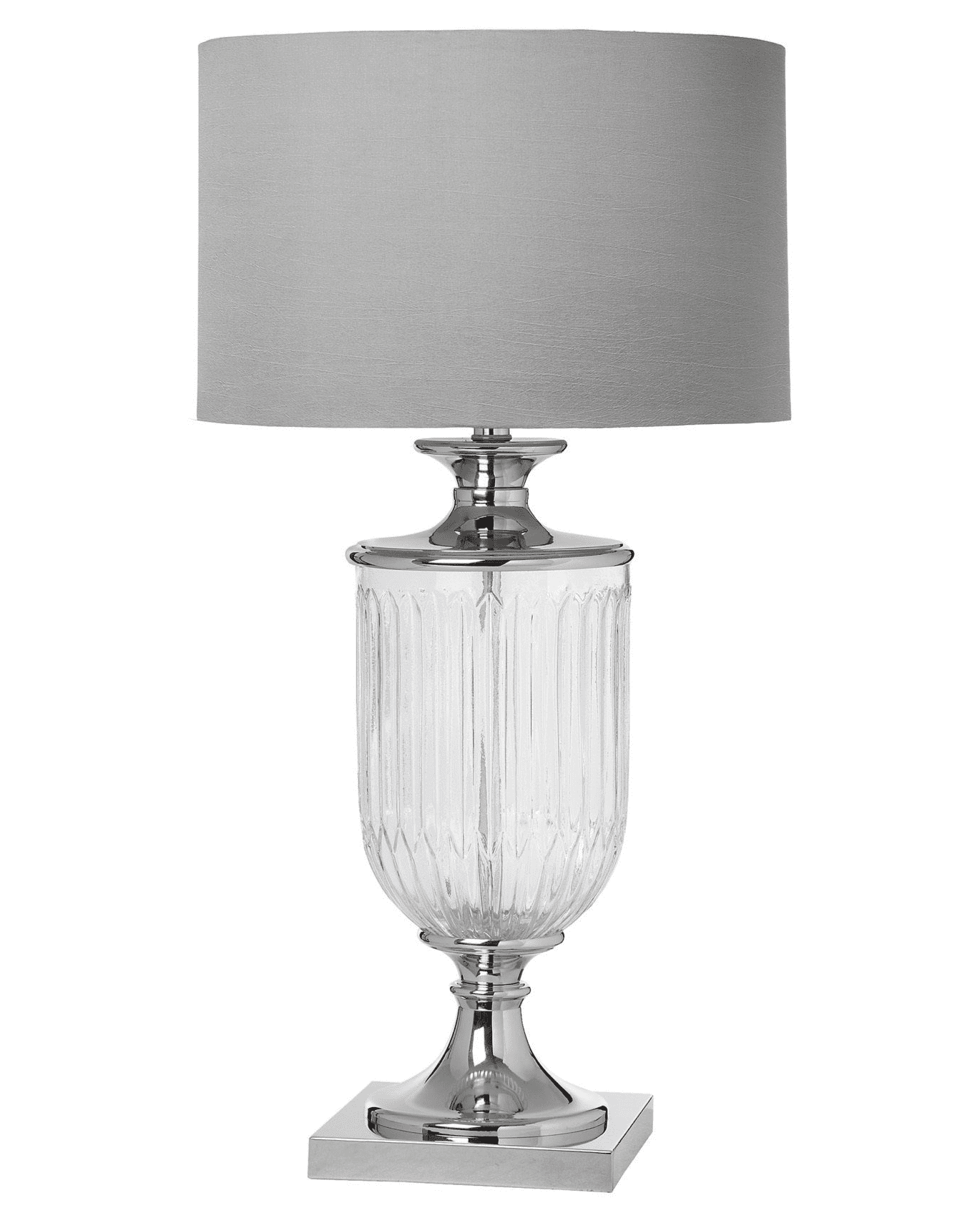 Tall online chrome lamp