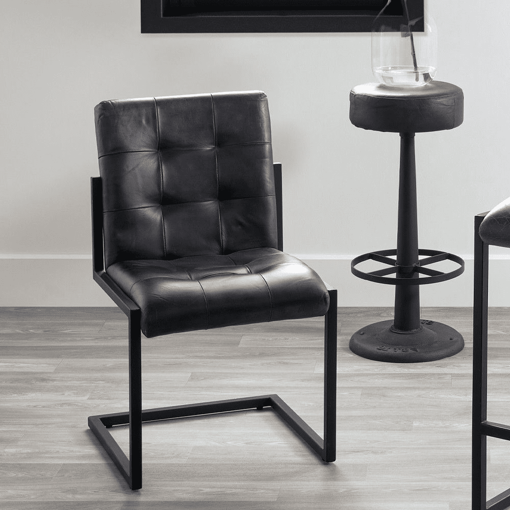 Kitchen chairs top with metal legs