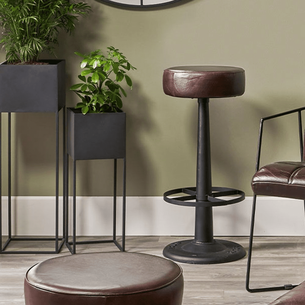 Industrial Bar Stool with metal legs MP15274VB Barstools bar chairs
