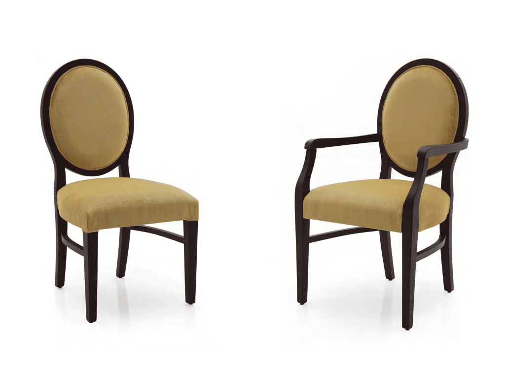 Lucien Bespoke Upholstered Dining Chairs MS0274 Custom Made To Order Lucien Carver Dining Chair MS 0274A Customers Own Supplied Fabric Material