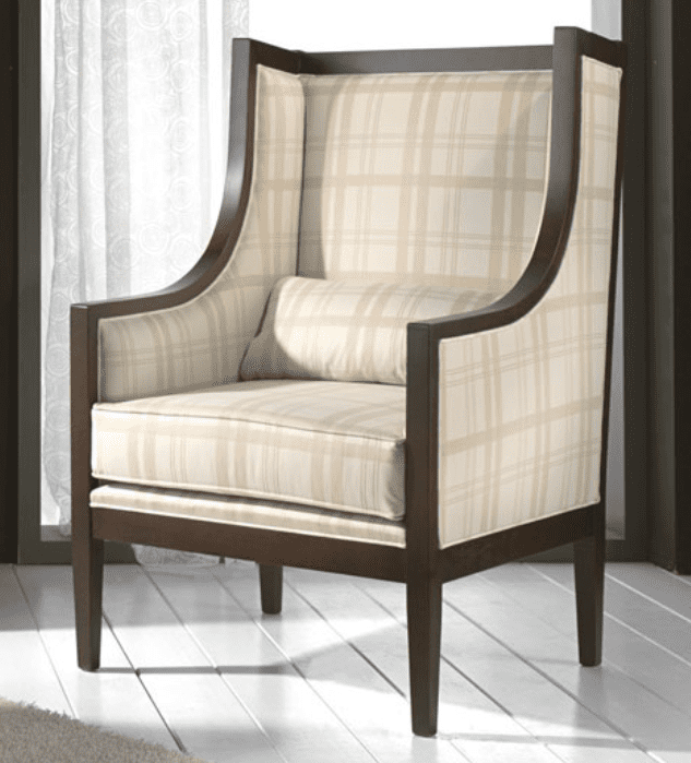 Made wingback chair deals