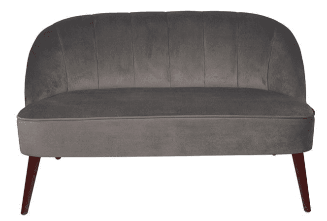 Riviera Dove Grey Velvet Sofa MP15 256 DG living room bedroom sofa chair Millmax interiors UK