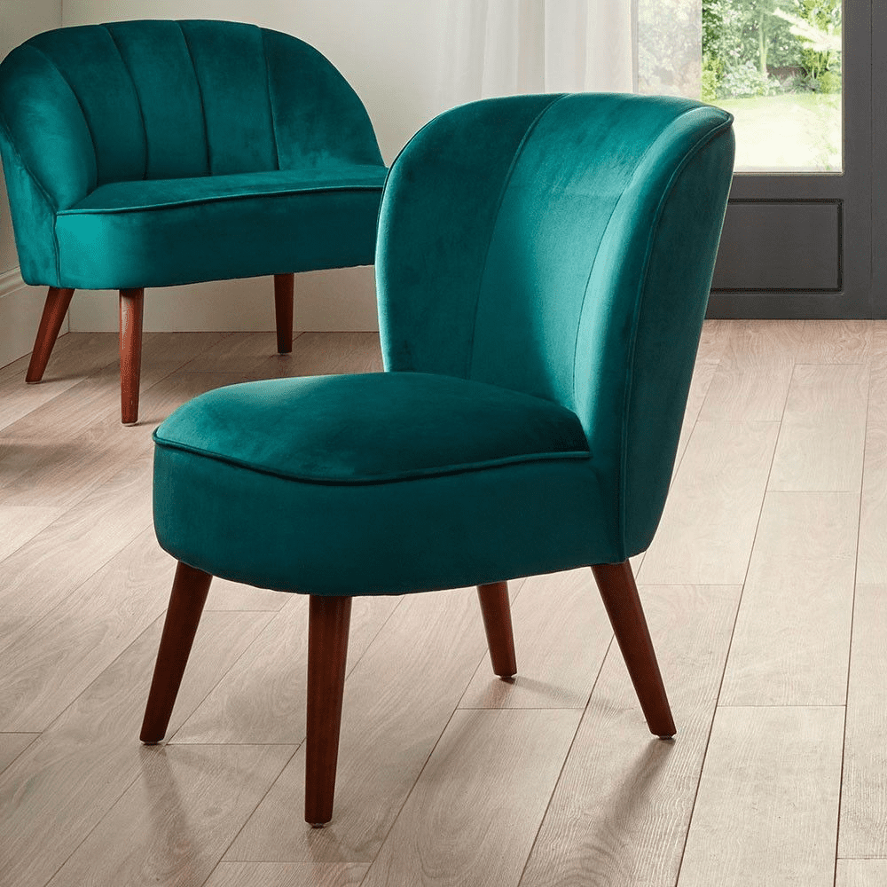 Riviera forest green Velvet Bedroom Occasional Side Chair MP15 258 BP Ready To Buy Living room dining room bedroom chairs Millmax interiors