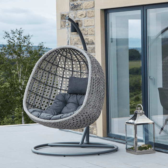 Hanging chair grey best sale